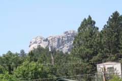 Mount Rushmore in the Distant Background