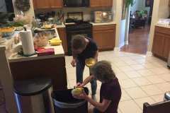 Food Prep Cleaning Squash